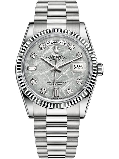 rolex day-date 36 white gold diamond|Rolex Day-Date 36 1803.